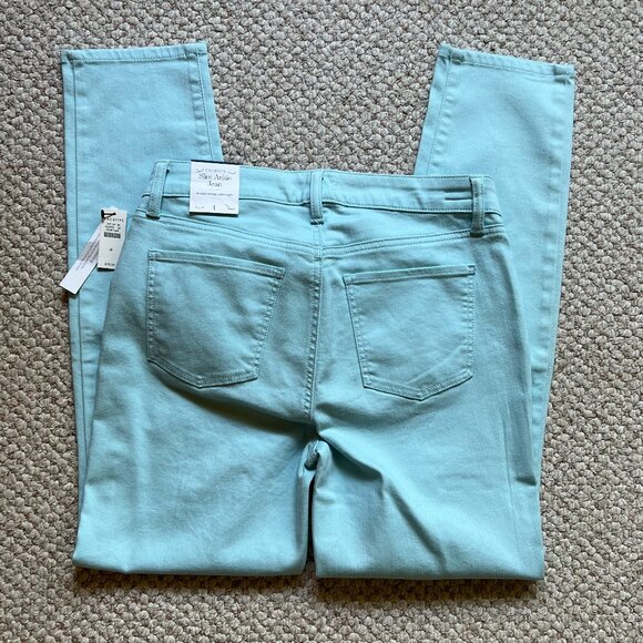 TALBOTS - Slim Ankle Jeans - Sea Salt Blue -- NEW with Tag - Picture 4 of 10